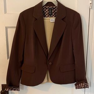 Pierre Cardin Chocolate Brown Women's Blazer